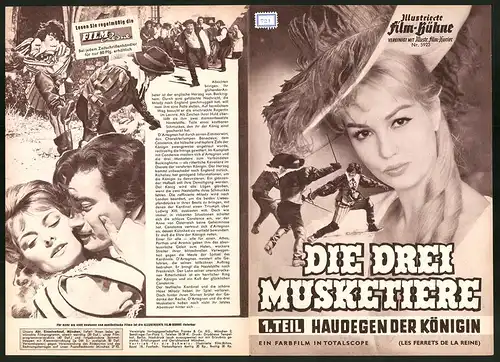 Filmprogramm IFB Nr. 5923, Die drei Musketiere - 1. Teil, Gerard Barray, Georges Descrieres, Regie: Bernard Borderie