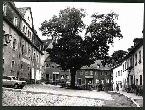 12 Fotografien Ansicht Schwarzenberg, Herausgeber PGH Film & Bild Berlin, Foto Lenore Lobeck, Leben im Sozialismus-DDR