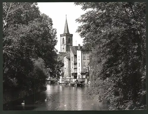 12 Fotografien Ansicht Erfurt, Herausgeber PGH Film & Bild Berlin, Foto Hoffmann, Oelsnitz, Das Leben im Sozialismus-DDR