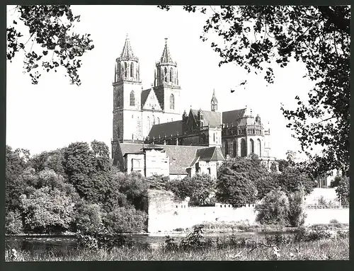 12 Fotografien Ansicht Magdeburg, Herausgeber PGH Film und Bild Berlin, Foto Dieck Magdeburg, Leben im Sozialismus-DDR