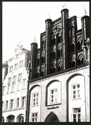 12 Fotografien Ansicht Stralsund, Herausgeber PGH Film und Bild Berlin, Foto Günter Ewald, Das Leben im Sozialismus-DDR