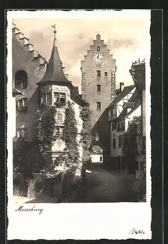 AK Meersburg, Gasthof Zum Bären mit Turm