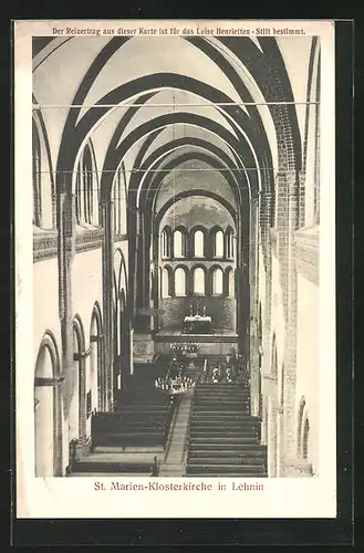 AK Lehnin, St. Marien-Klosterkirche, Innenansicht