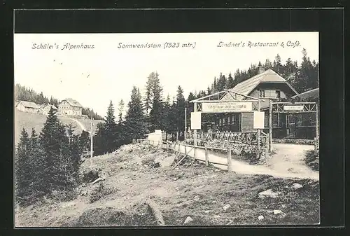 AK Schottwien, Schüler`s Alpenhaus und Lindner`s Restaurant & Cafe