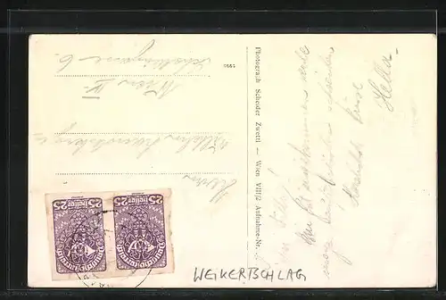AK Weickertschlag, Teilansicht mit Fluss