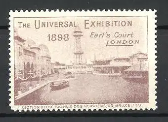 Reklamemarke London, The Universal Exhibition 1898, Earl's Court
