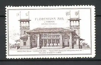Reklamemarke Roma, Esposizione Internazionale 1911, Palazzo Antinori