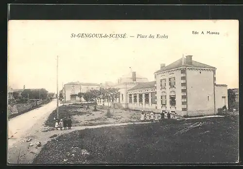 AK St-Gengoux-de-Scissé, Place des Ecoles