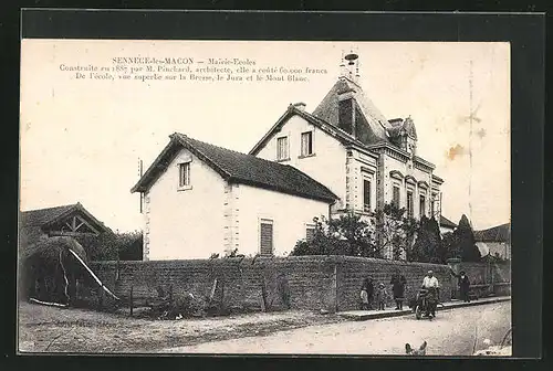 AK Sennecé-les-Macon, Mairie-Ecoles