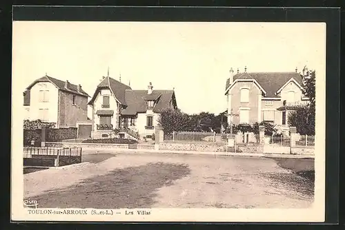 AK Toulon-sur-Arroux, Les Villas