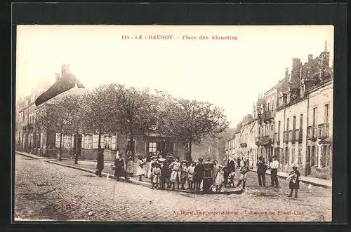 AK Le Creusot, Place des Alouettes