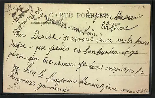 AK Montchanin-les-Mines, Avenue de la Republique