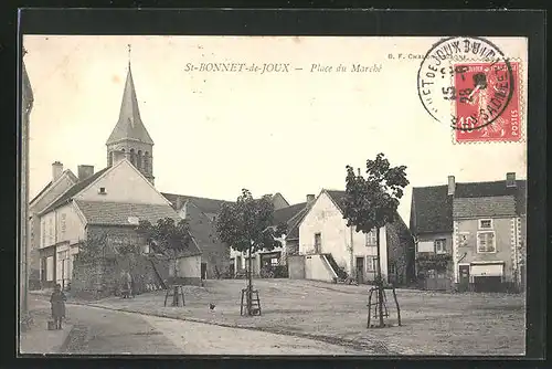 AK St-Bonnet-de-Joux, Place du Marche