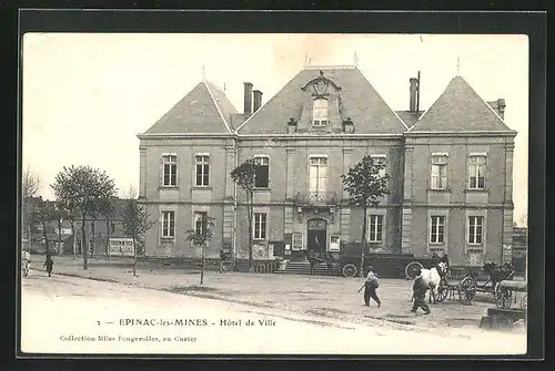AK Epinac-les-Mines, Hotel de Ville