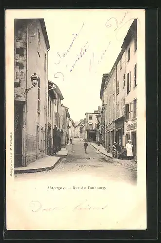 AK Marcigny, Rue du Faubourg