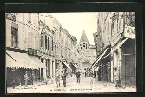 AK Moissac, Rue de la République