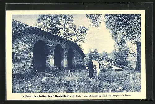 AK Réalville, La Bergerie du Brétou