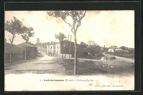 AK Lavit-de-Lomagne, Faubourg d`en bas