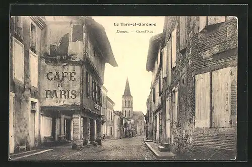 AK Dunes, Grand`Rue, Cafe de Paris