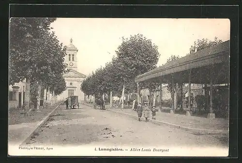 AK Lamagistère, Allées Louis Bourgeat