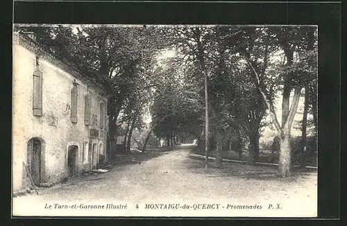 AK Montaigu-du-Quercy, Promenades