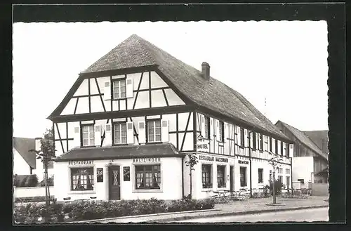 AK Ostheim, Hotel-Restaurant Baltzinger