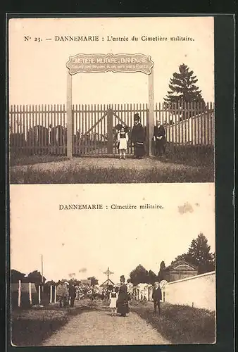 AK Dannemarie, L`entrée du Cimetière militaire