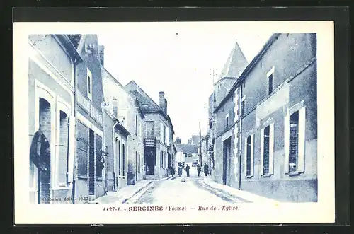 AK Sergines, Rue de l`Eglise