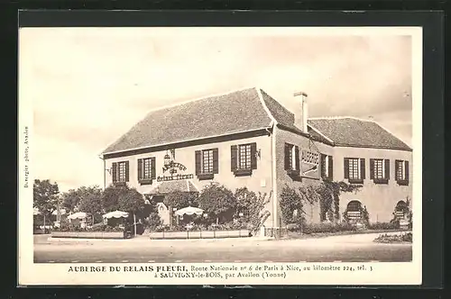 AK Sauvigny-le-Bois, Auberge du Relais Fleuri