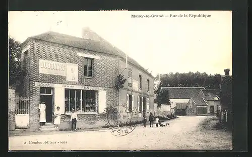 AK Malay-le-Grand, Rue de la République