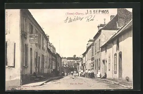 AK Charny, le Rue des Ponts