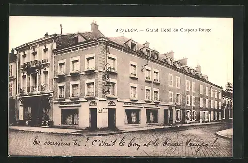 AK Avallon, Grand Hotel du Chapeau Rouge