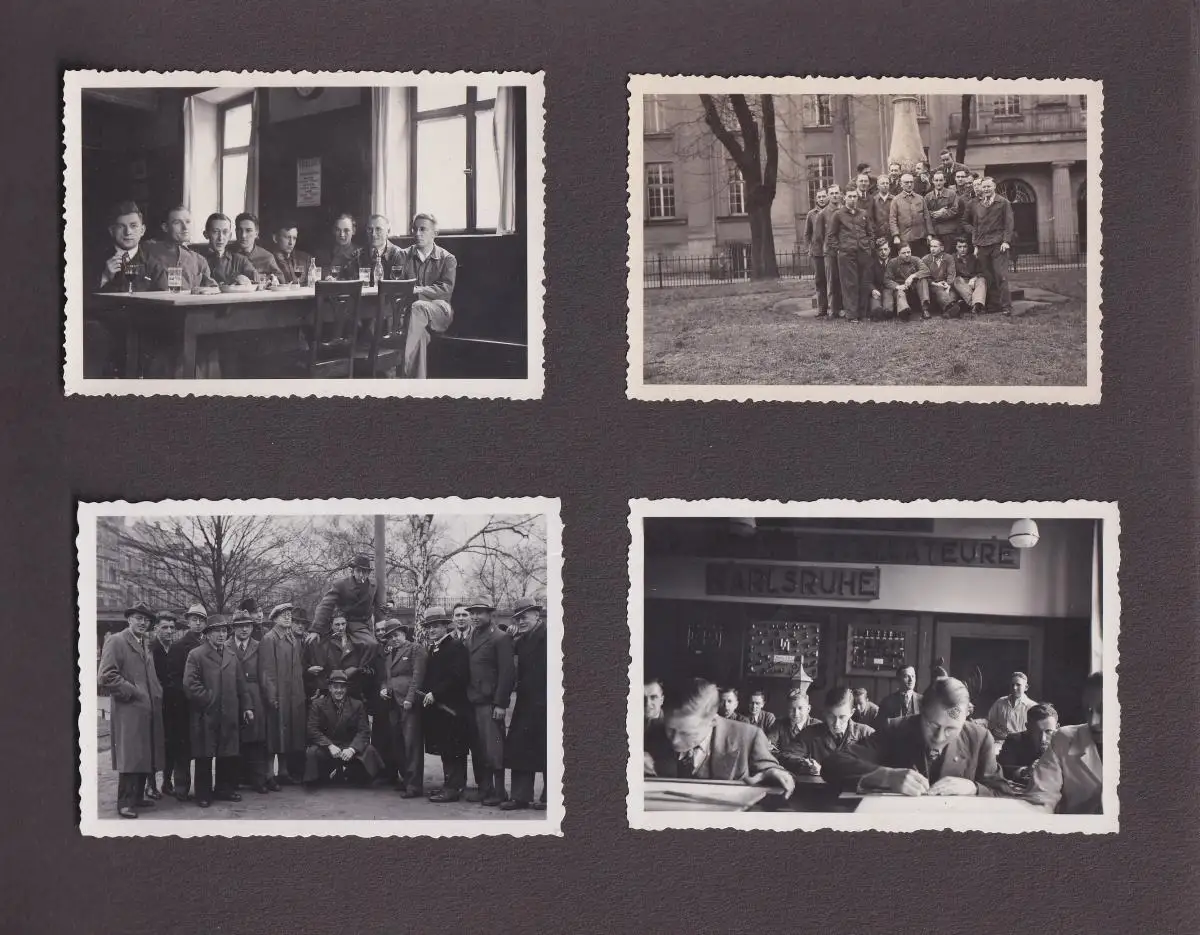 Fotoalbum 73 Fotografien Karlsruhe, Ansicht Karlsruhe, Installateur Ausbildung, Studenten, Raffinerie 1