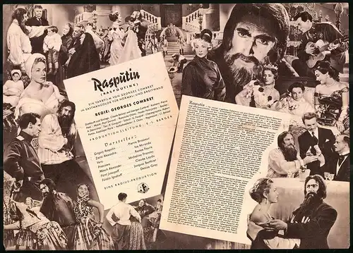 Filmprogramm IFB Nr. 2449, Rasputin, Pierre Brasseur, Isa Miranda, Regie: Georges Combret