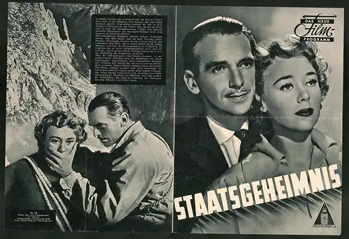 Filmprogramm DNF Nr. 18, Staatsgeheimnis, Douglas Fairbanks jr., Glynis Johns, Regie: Sidney Gilliat