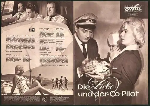 Filmprogramm PFP Nr. 28 /61, Die Liebe und der Co-Pilot, Horst Drinda, Günther Simon, Regie: Richard Groschopp
