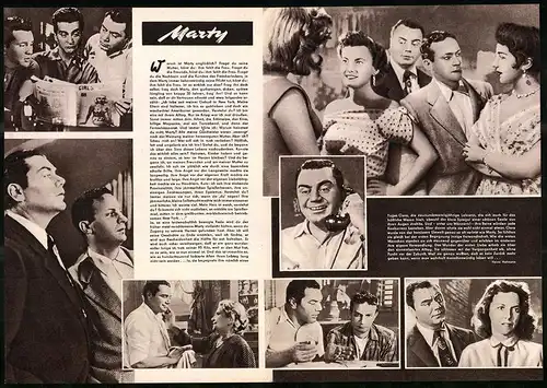 Filmprogramm PFP Nr. 100 /57, Marty, Betsy Blair, Ernest Borgnine, Regie: Delbert Mann