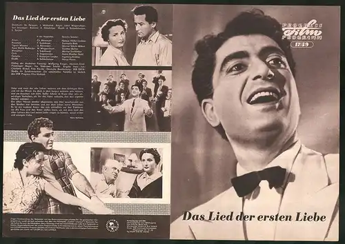 Filmprogramm PFP Nr. 17 /59, Das Lied der ersten Liebe, Ch. Abramjan, F. Sudakowa, Regie: Laert Wagarschjan