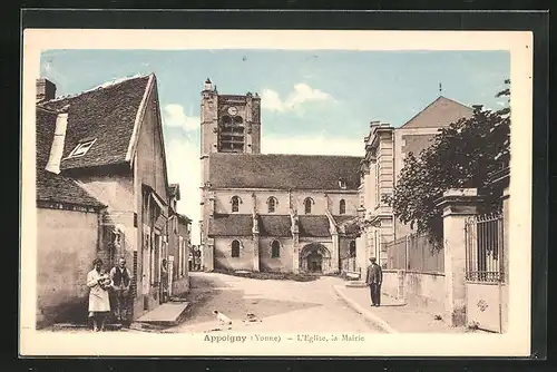 AK Appoigny, L`Eglise, la Mairie