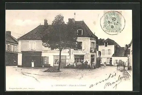 AK Appoigny, Place de la Liberté