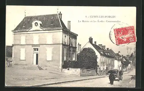 AK Cussy-les-Forges, La Mairie et les Écoles Communales