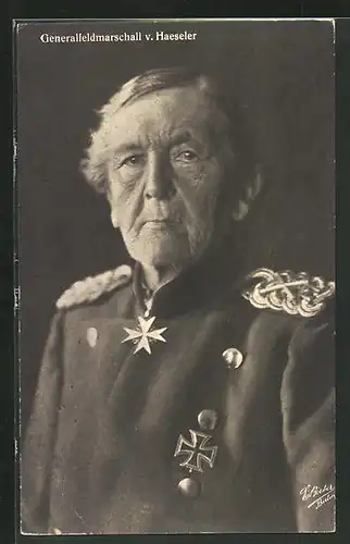 AK Generalfeldmarschall von Haeseler in Heerführer-Uniform