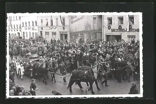 Foto-AK Tann / Ndb., Glockenweihe 1951