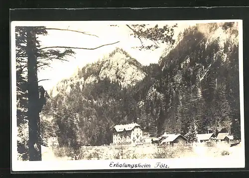 AK Fötz, Blick auf das Erholungsheim
