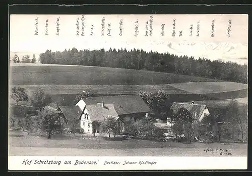 AK Öhningen, Gasthof Schrotzburg am Bodensee, Inh. Johann Riedlinger