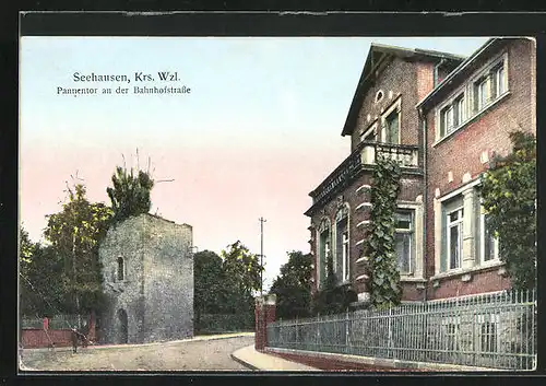 AK Seehausen, Pannentor an der Bahnhofstrasse