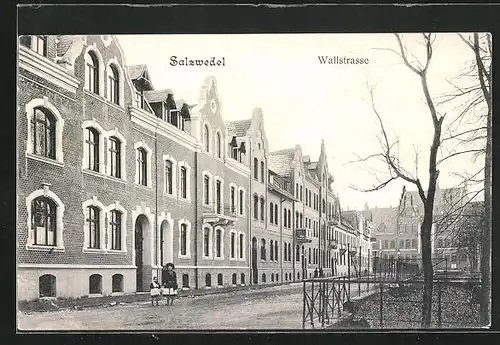 AK Salzwedel, Wallstrasse