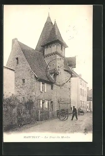 AK Marcigny, La Tour du Moulin