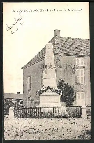 AK St-Julien-de-Jonzy, Le Monument