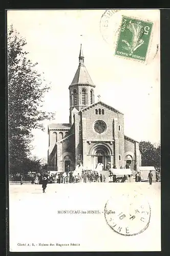 AK Montceau-les-Mines, Eglise, Kirche